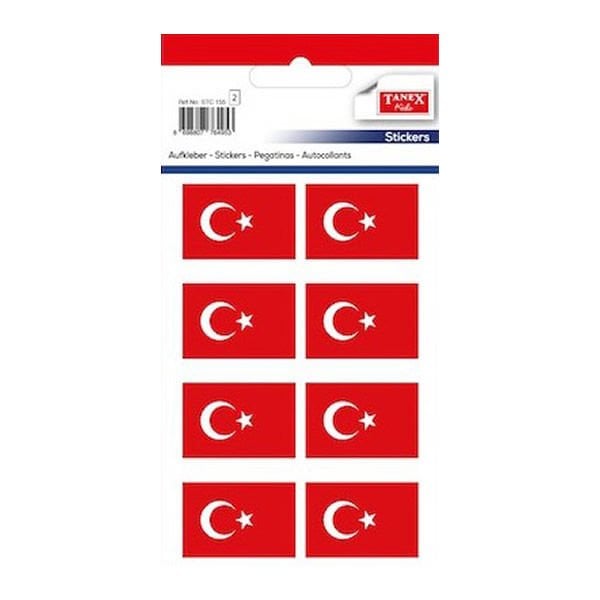 Tanex STC-155 29x19 mm 16 lı Bayrak Etiket