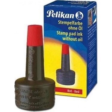 PELİKAN 28 ML CC KIRMIZI ISTAMPA MÜREKKEBİ