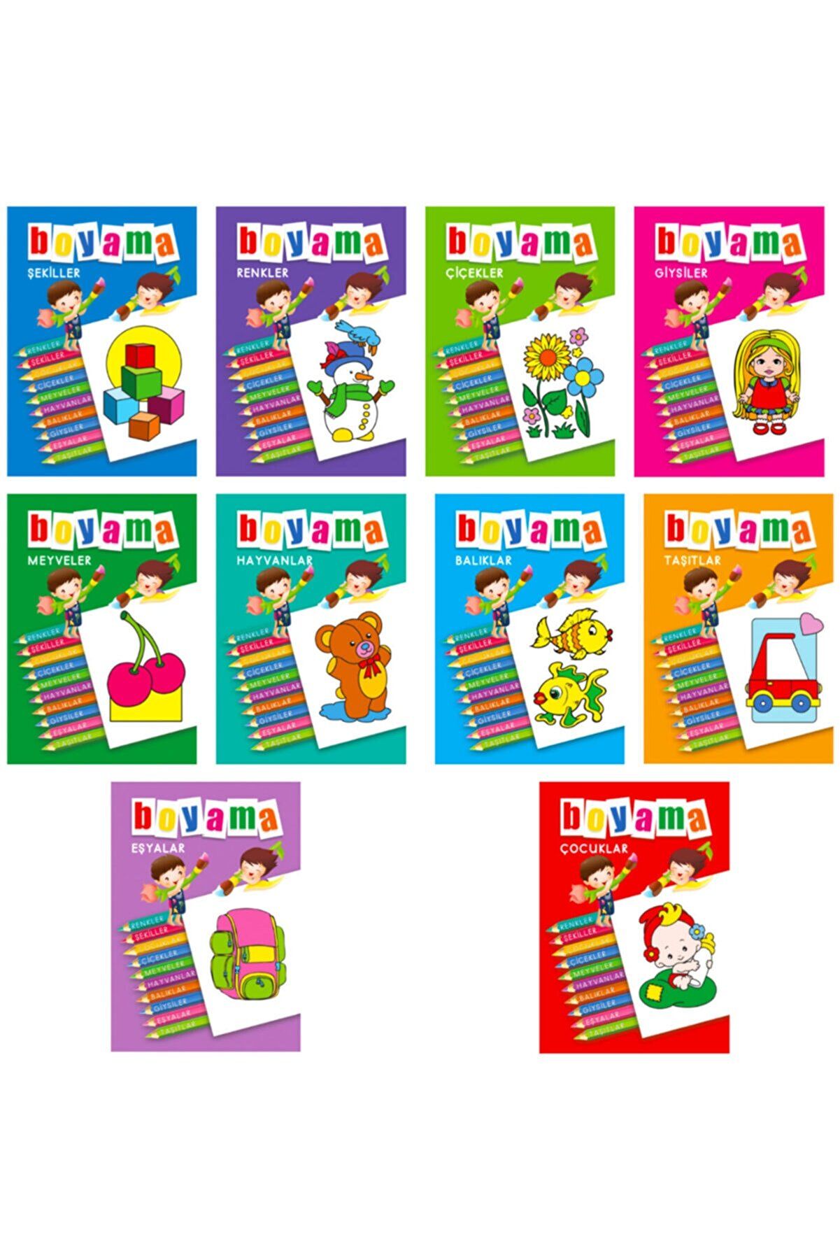 TAY YAYINLARI MERCEK ÇOCUK İNCE BOYAMA KİTABI