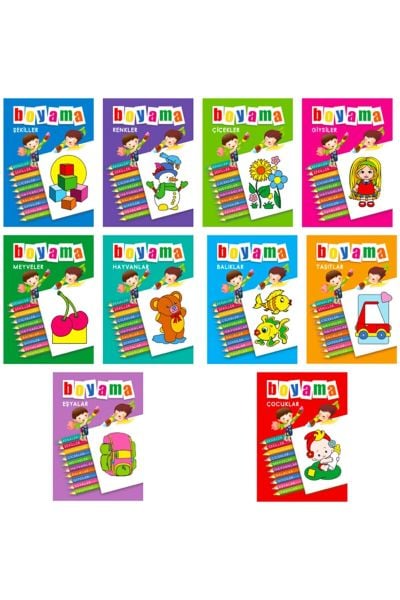 Tay Yayınları Mercek Çocuk İnce Boyama Kitabı