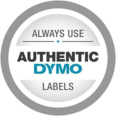 DYMO 1868738 6mmX9,1mt Şeffaf Üzeri Siyah Sabit Polyester Şerit