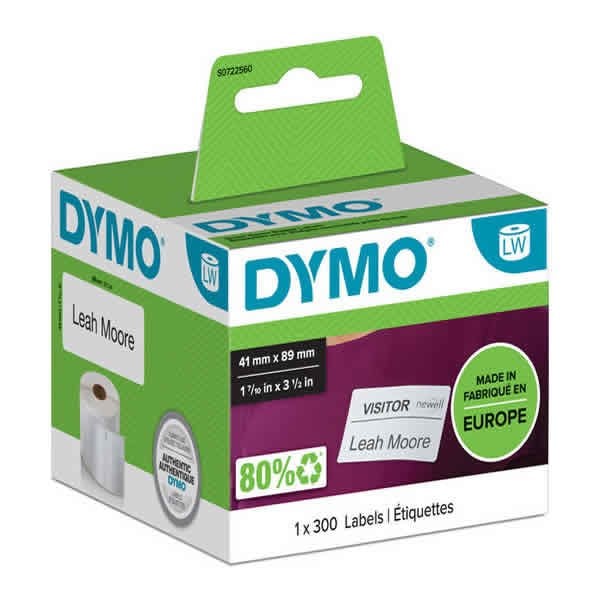 Dymo S0722560 300 lü 89mmx41mm Label Writer İsim Kartı Etiketi Şerit