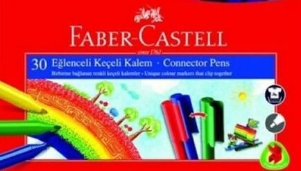 Faber Castell 30 lu Eğlenceli Keçeli Kalem