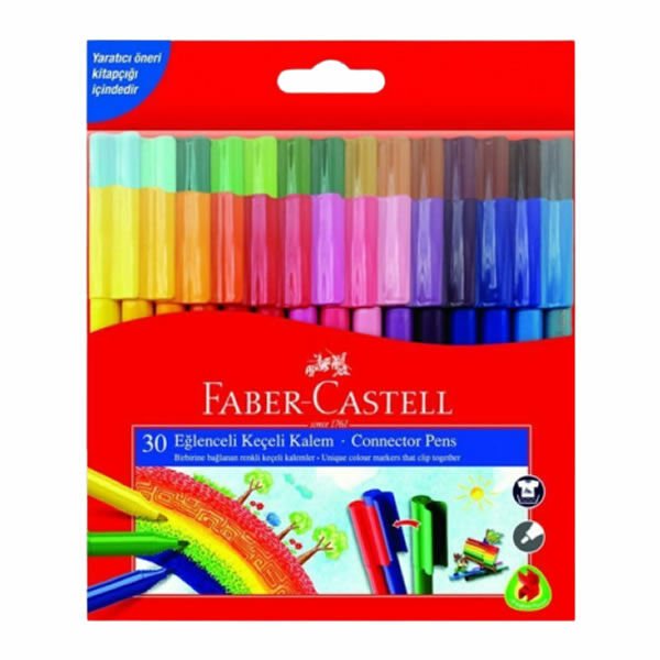 Faber Castell 30 lu Eğlenceli Keçeli Kalem