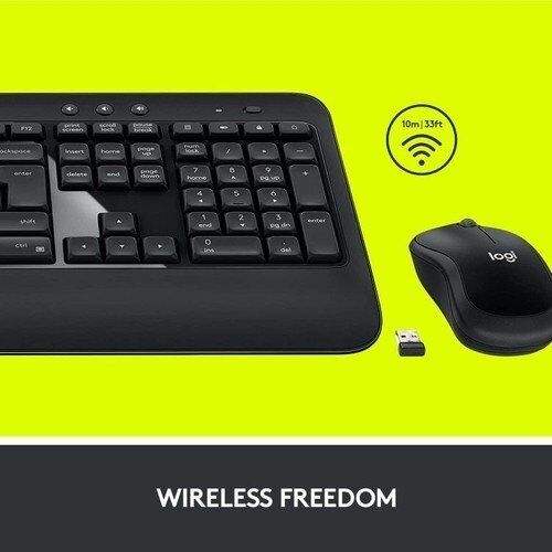 Logitech 920-008808 Wireless Siyah Set Işıklı Combo Klavye & Mouse