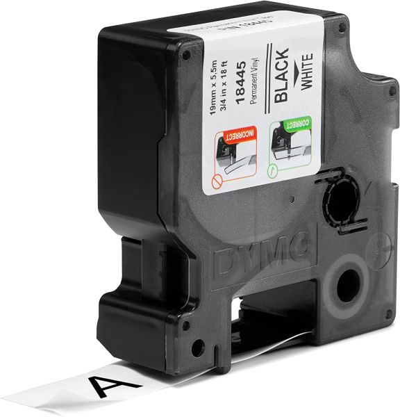 Dymo 18445 RhinoPro 19mmx5.5mt Renkli Vinil Etiket