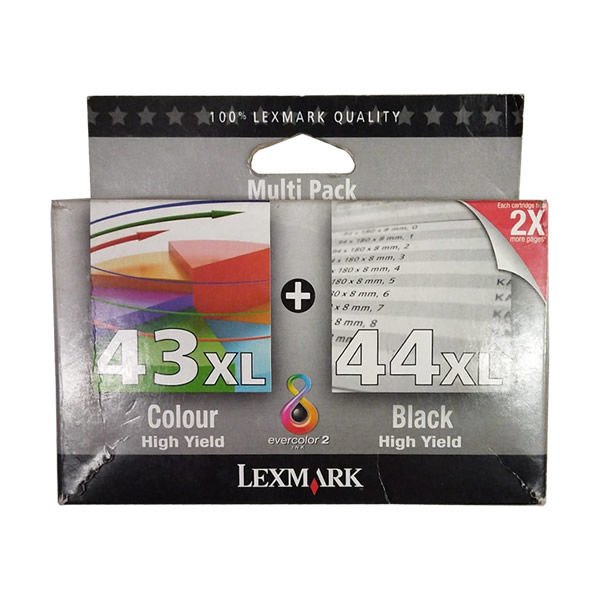 Lexmark 43XL-44XL Renkli Kartuş Seti