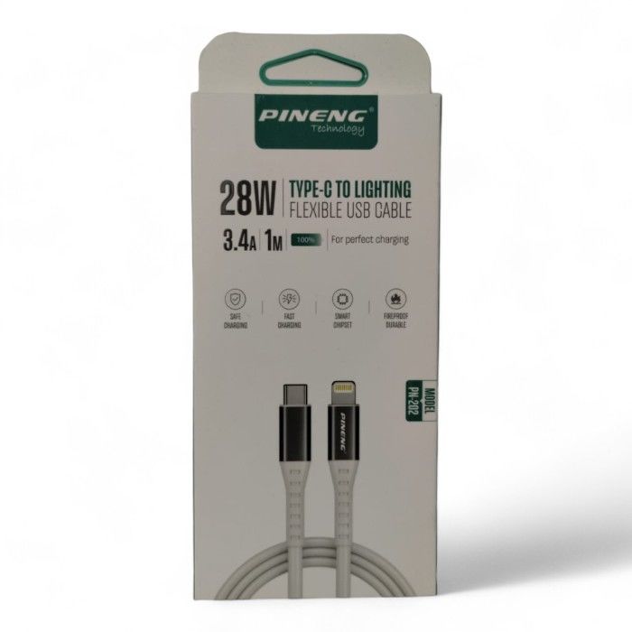 Pineng PN-201 Type-C iPhone Şarj Kablosu