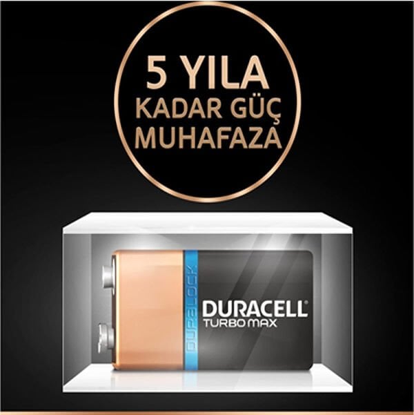 DURACELL TURBO MAX 9V PİL