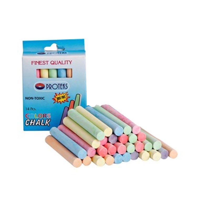 PROTEKS C-100 100 LÜ RENKLİ TEBEŞİR