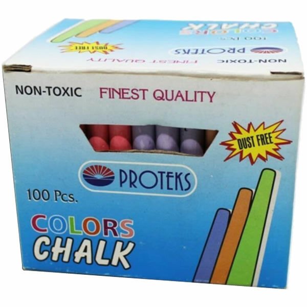 Proteks C-100 100 lü Renkli Tebeşir