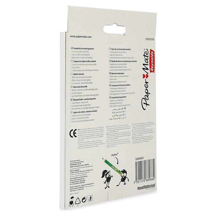 PAPERMATE 18 Lİ UZUN KURUBOYA KALEMİ