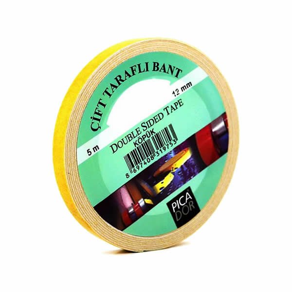 Picador 4300 5mX12mm Çift Taraflı Köpük Bant