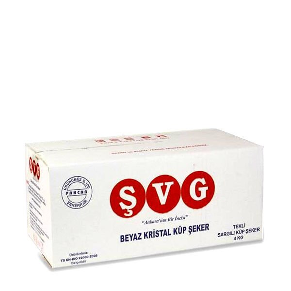 ŞVG 4 KG TEK SARGILI KÜP ŞEKER