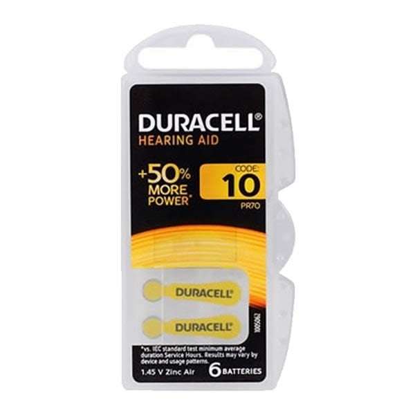 Duracell 10 6 lı 1.45V İşitme Cihazı Pili