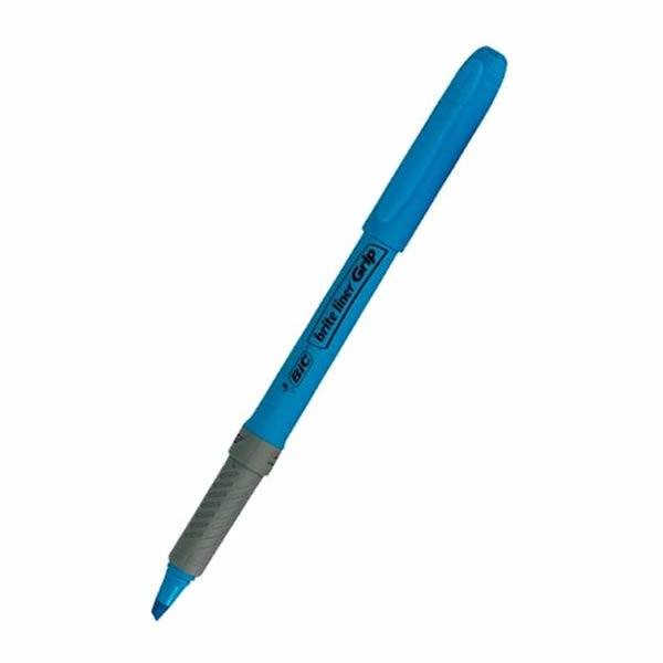 Bic 811931 Marking Highlighter Mavi Grip Fosforlu Kalem