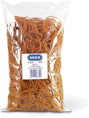 Mas 374 40/25 mm Toka %100 Kauçuk Ambalaj Lastiği