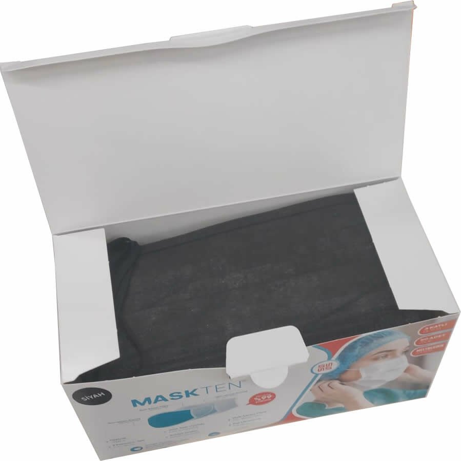 MASKTEN MELTBLOWN FİLTRELİ  3 KATLI MASKE 50Lİ