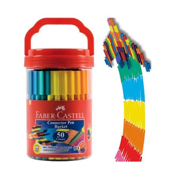 Faber-Castell 50 li Eğlenceli Keçeli Kalem