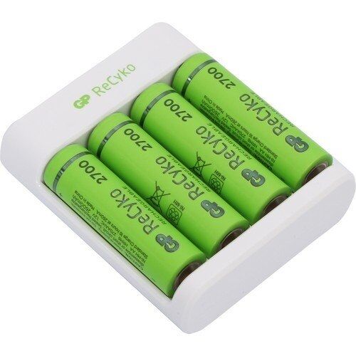 GP E411 USB Şarj Cihazı + 4 lü AA 2600 mAh Pil