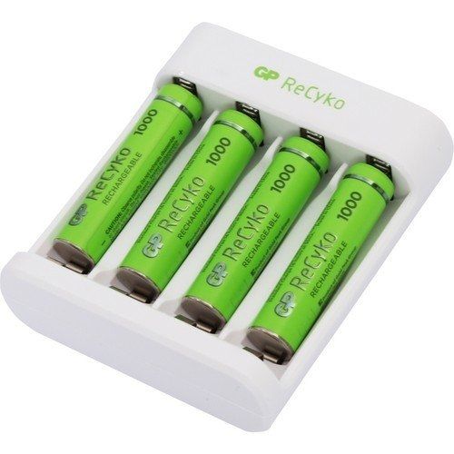 GP E411 USB Şarj Cihazı + 4 lü AAA 950 mAh Pil