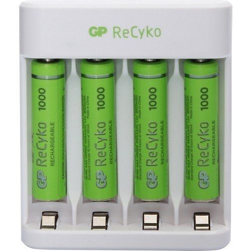 GP E411 USB Şarj Cihazı + 4 lü AAA 950 mAh Pil