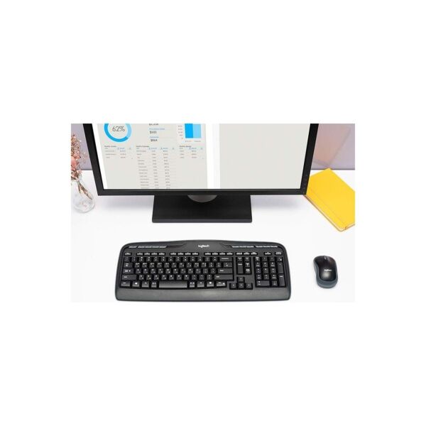 Logitech 920-003988 MK330 Siyah Q Kablosuz Klavye Mouse Set