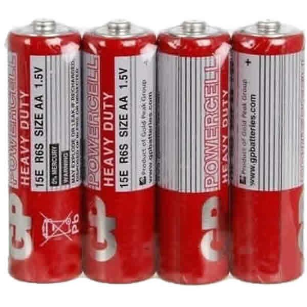GP 15ERM POWERCELL R6 4 LÜ AA BOY ÇİNKO KALEM PİL
