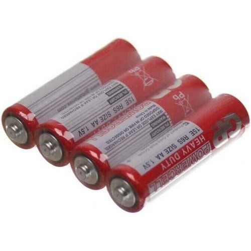 GP 15ERM PowerCell R6 4 lü AA Boy Çinko Kalem Pİl