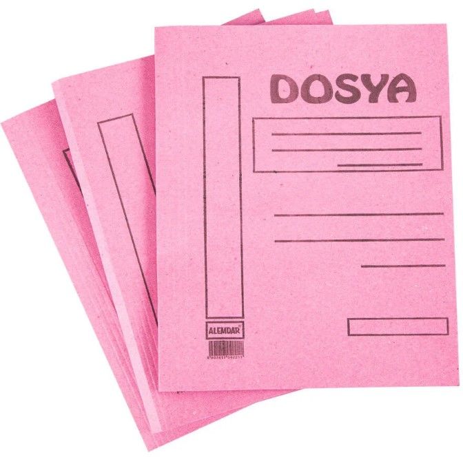 ALEMDAR TAM KAPAK PEMBE DOSYA