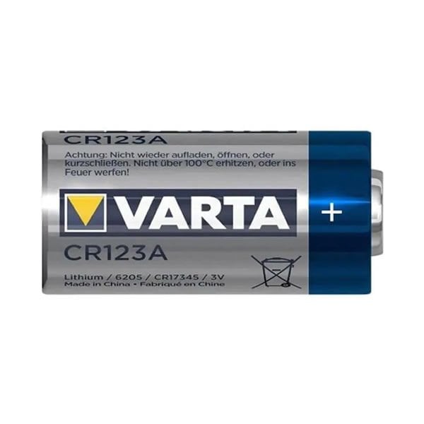 VARTA 6205-1 CR123A LITHIUM 3V TEKLİ PİL
