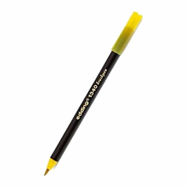 Edding E-1340 Koyu Sarı Fırça Uçlu Keçeli Kalem