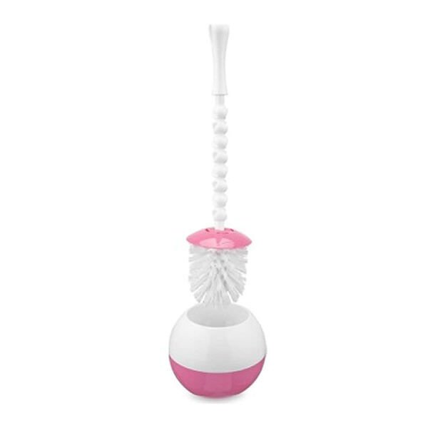 Flora F109 Pembe Tombul Wc Takımı