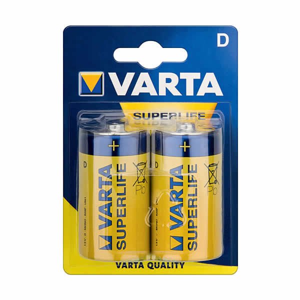VARTA SUPERLİFE 2 Lİ D PİL