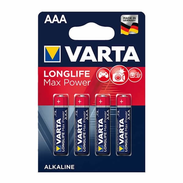 Varta 4703-4 AAA 4 lü Longlife Max Power İnce Pil