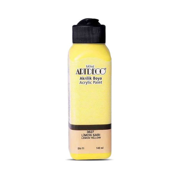 Artdeco 3627 140 ml Limon Sarı Akrilik Boya