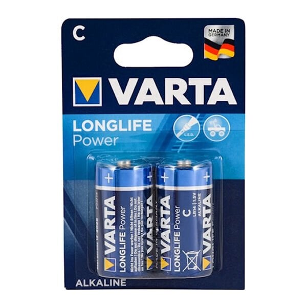 Varta Long Life Power (Hıgh Energy) C Orta 2 li Pil