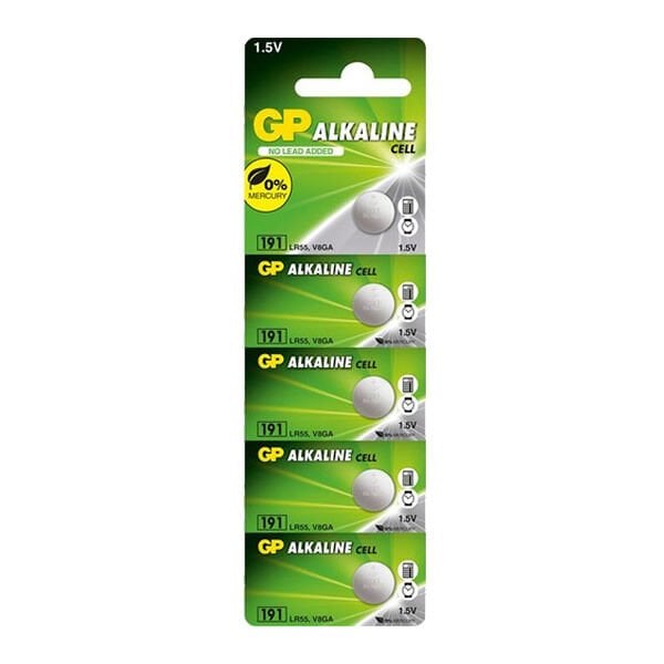 Gp 191-C5 5 li Alkalin Blister Pil