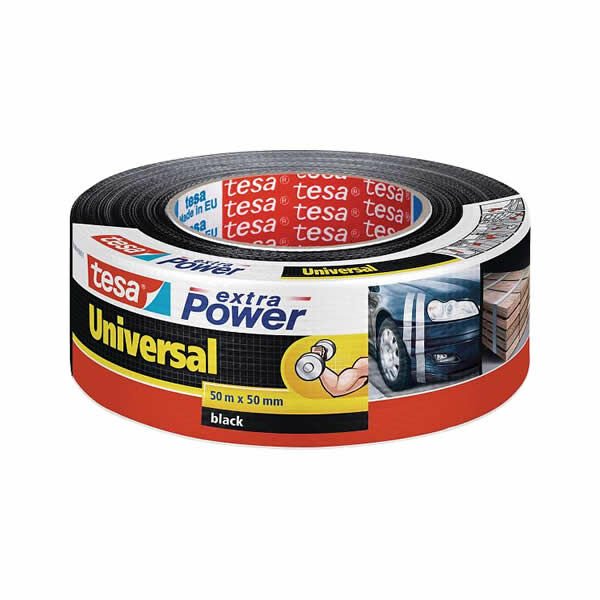 Tesa 56388-00001-07 25Mtx50Mt Extra Power Çok Amaçlı Siyah Bant