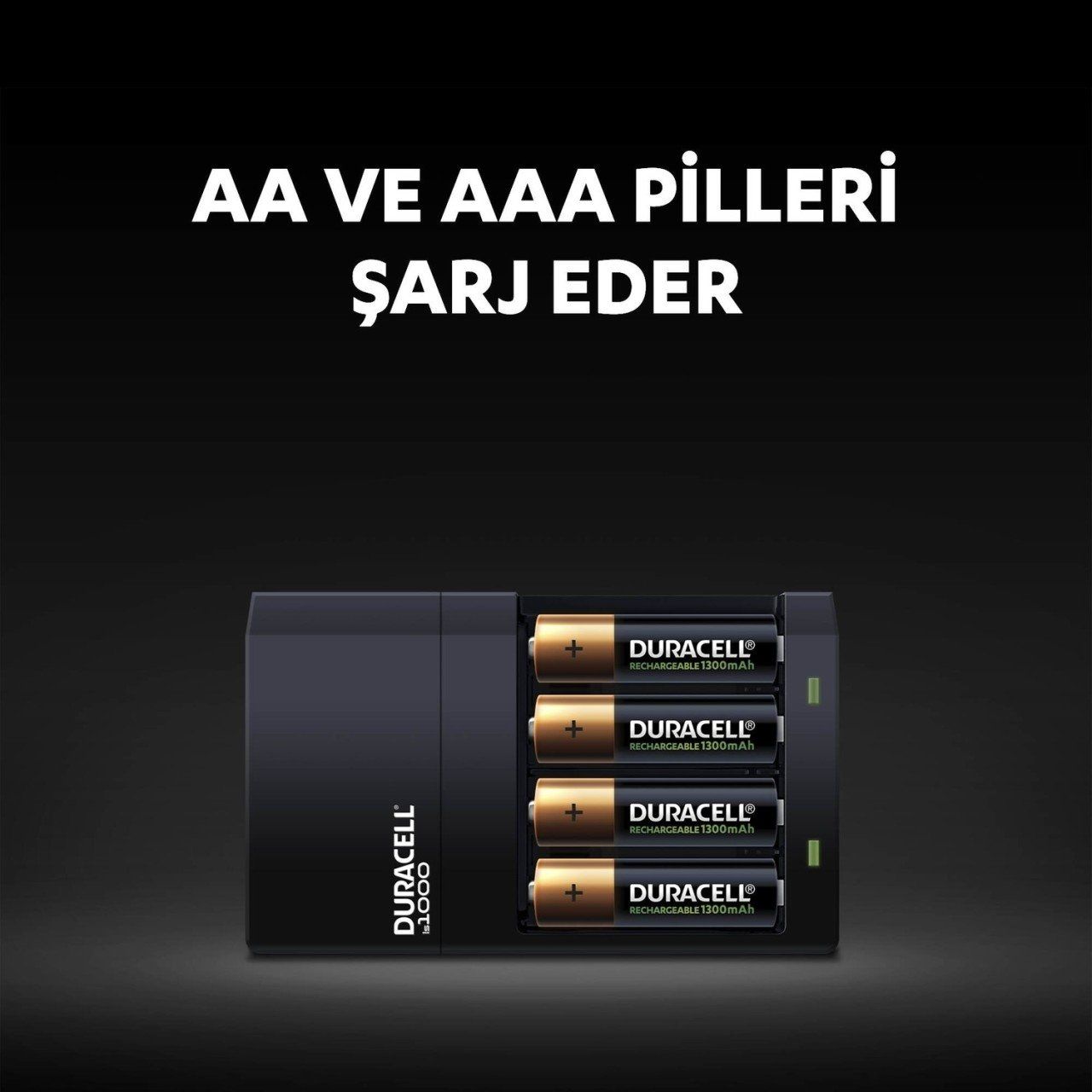 DURACELL CEF14 2 AA PİL ŞARJ + 2 Lİ DURACELL ŞARJLI PİL