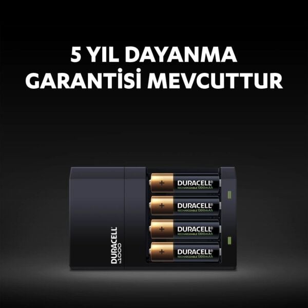 Duracell CEF14 2 AA Pil Şarj + 2 li Duracell Şarjlı Pil