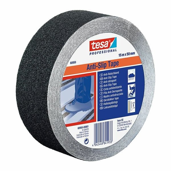 Tesa 60950-00001-01 15mtX50mm Merdiven Siyah Kaydırmaz Bant