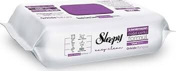 Sleepy Easy Clean 100 lü Orkide Bahçesi Yüzey Temizlik Havlusu