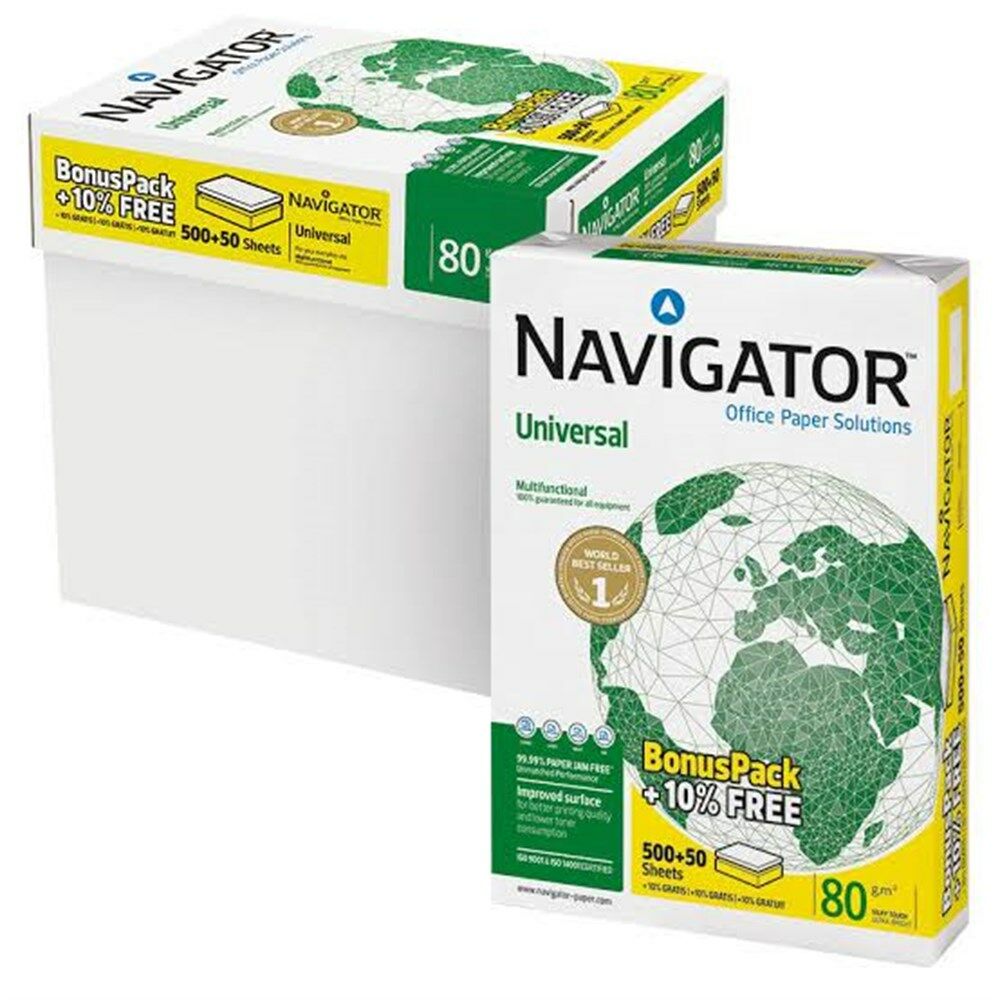 Navıgator A4 500 lü 5 Paket 80 gr Fotokopi Kağıdı