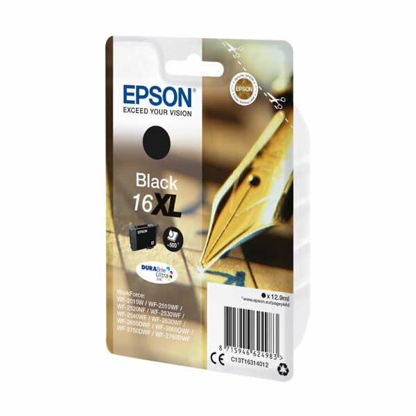 Epson T163140 16XL Siyah Kartuş