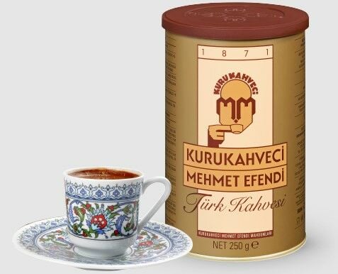Mehmet Efendi 250 gr Teneke Kutu Türk Kahvesi
