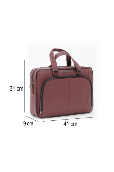 Cambridge Polo Plevr50023 Bordo Evrak Çantası