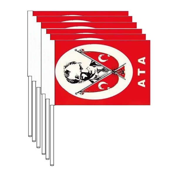 Vatan VT804 50 li Çıtalı Atalı Kağıt Bayrak