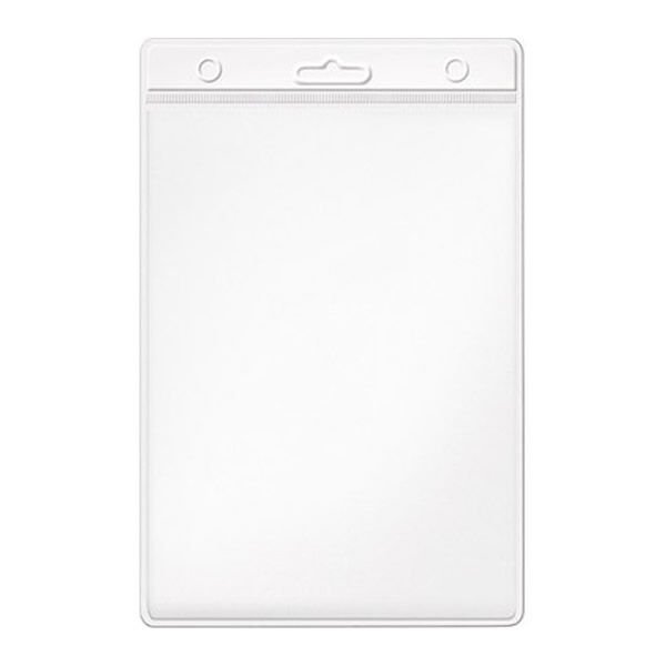 Inox 110x160 mm Dikey Büyük Yaka Kart Poşeti