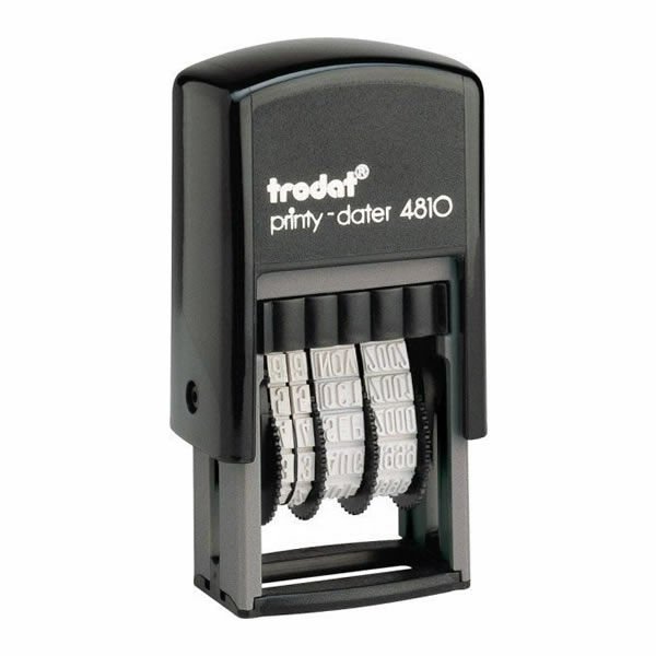 Trodat 4810 İngilizce Tarih Kaşesi Boş Kaşe